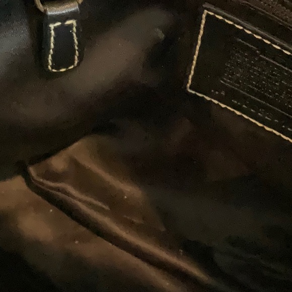 Coach fabric purse with leather embellishments - Picture 5 of 5